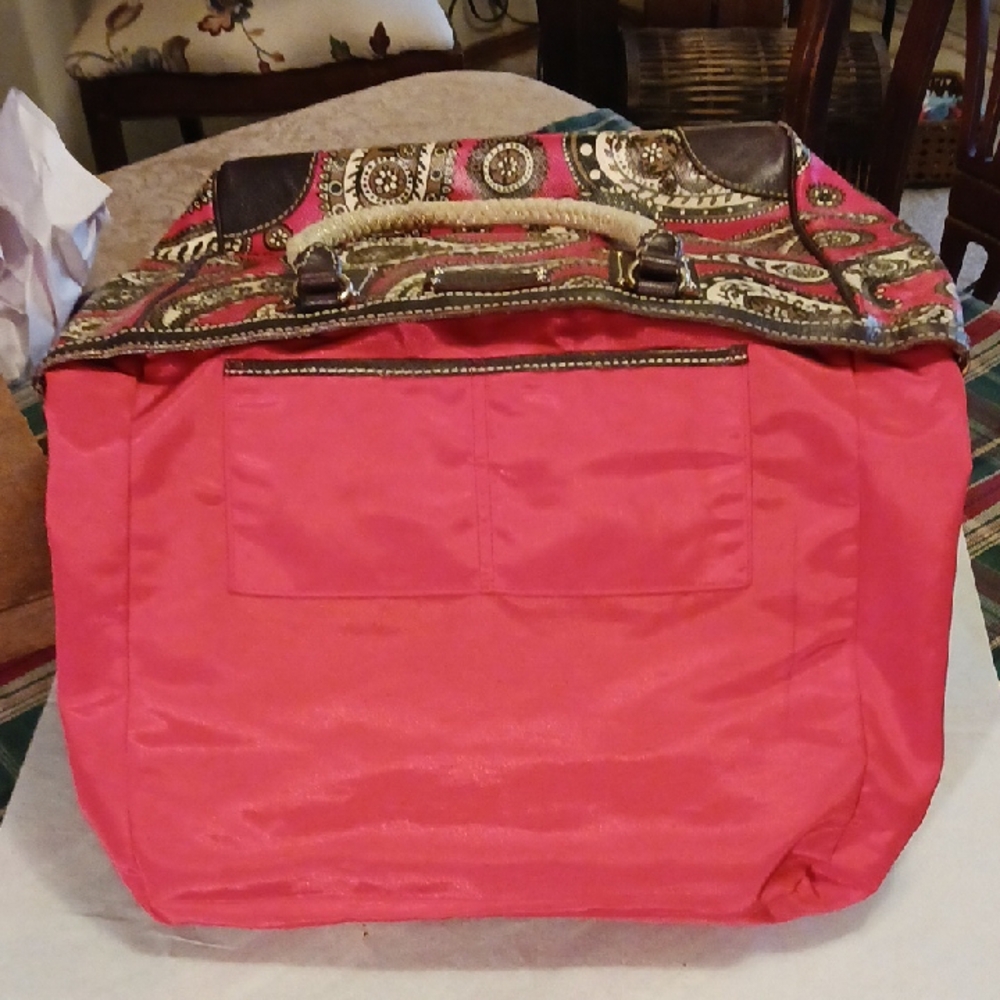 Kate Spade Paisley Tote Bag with Rope Handles - Picture 6 of 13